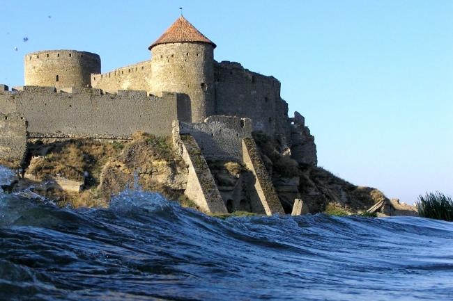 Аккерманська фортеця з човна - Одеська область