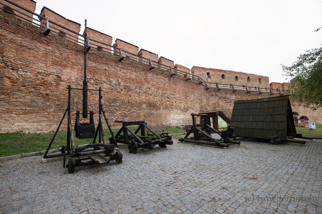 Catapults in the Lubart Castle - Lutsk