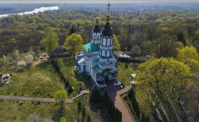 Church on the territory of Chernobyl