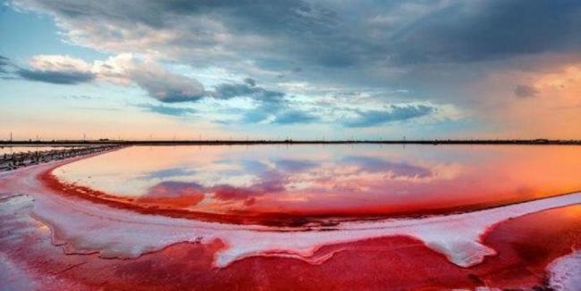 Рожеве озеро Херсон "Мертве море"